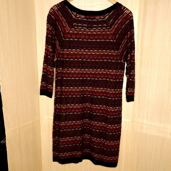 Lane Bryant Black Red Sparkle Semi Sheer Midi Dress 14-16 - Picture 2 of 5